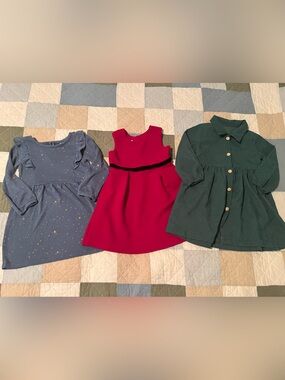 Girls Winter Dress Lot